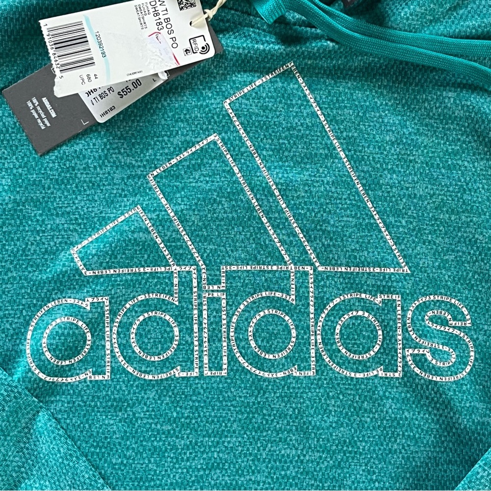 Adidas Women’s Green/Blue Hoodie NWT - Picture 4 of 8